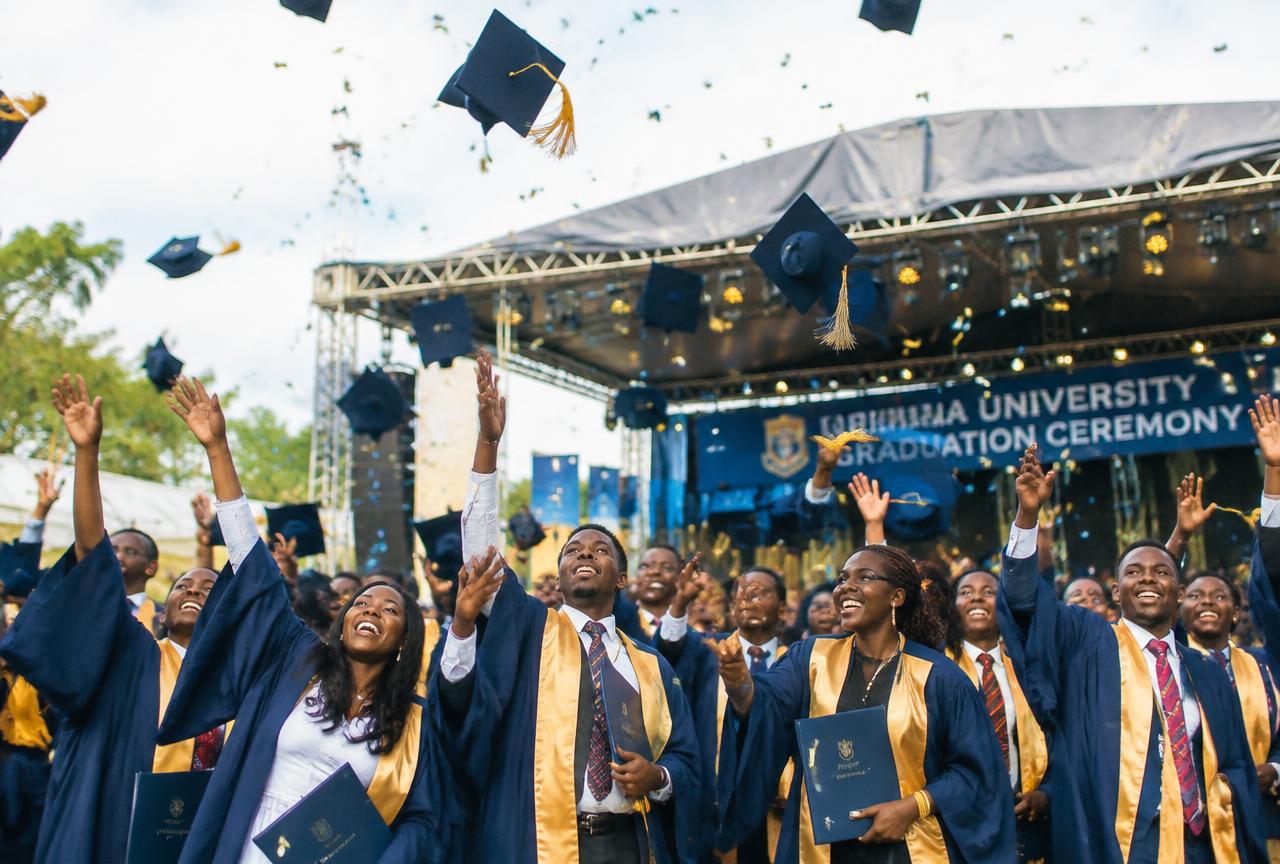 Jubilee Harvest College graduates celebrating